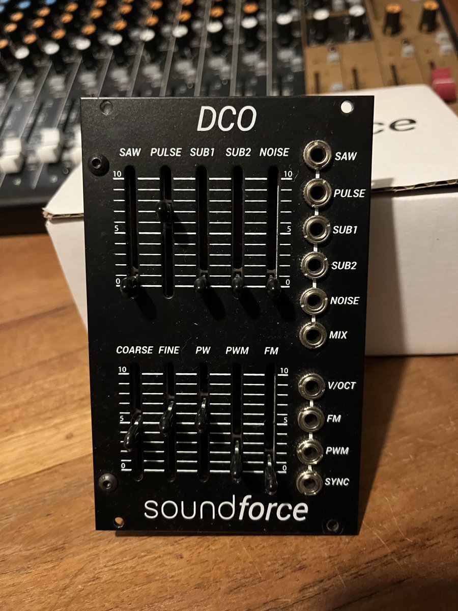 verkocht   Soundforce DCO, Dual ADSR en S LD   Synthforum